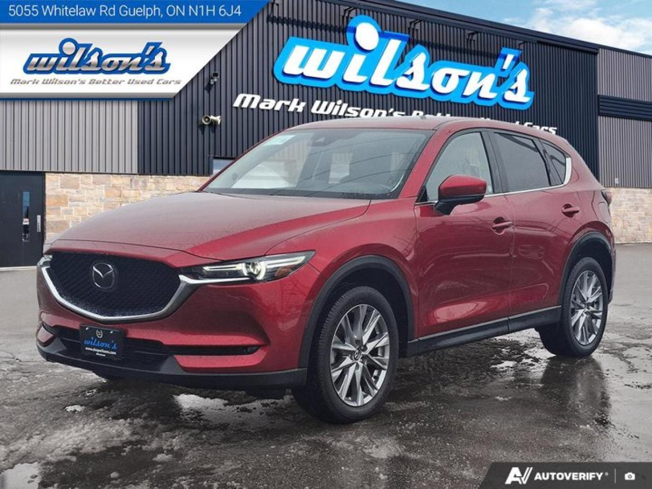 Used 2021 Mazda CX-5 GT w/ Turbo Leather | Sunroof | Heated Wheel + Seats | Adaptive Cruise | Rear Camera | and More ! for sale in Guelph, ON