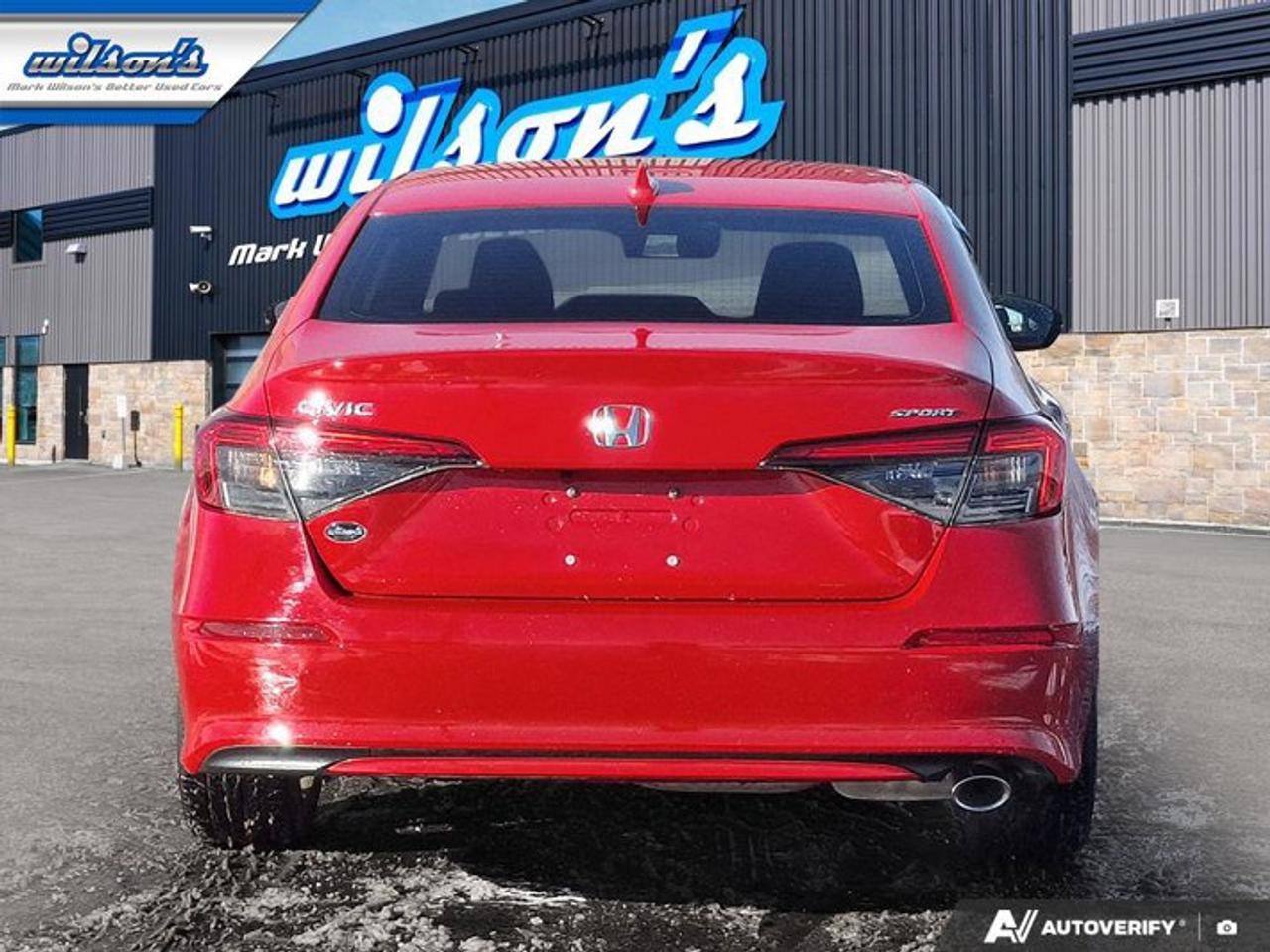 2023 Honda Civic Sedan Sport Sedan | Sunroof | Heated Wheel + Seats | Adaptive Cruise | CarPlay + Android | Rear Cam & More Photo