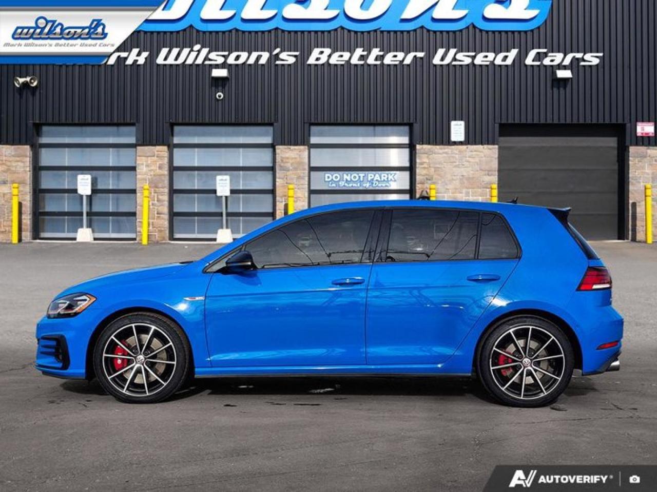 2021 Volkswagen Golf GTI AutobahnLeather | Sunroof | Nav | Heated Seats | Rear Camera | Power Seat | and More ! Photo