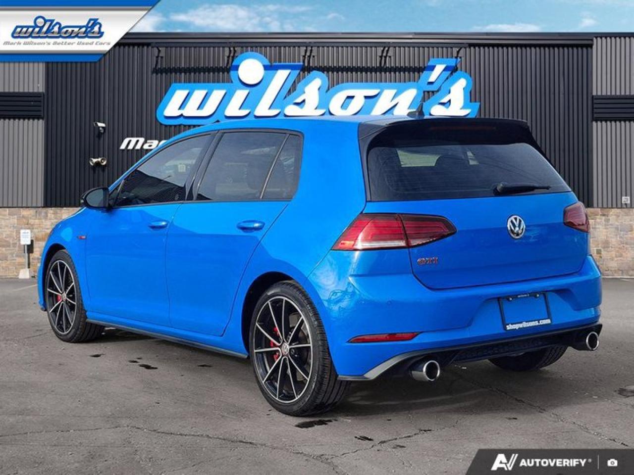 2021 Volkswagen Golf GTI AutobahnLeather | Sunroof | Nav | Heated Seats | Rear Camera | Power Seat | and More ! Photo2