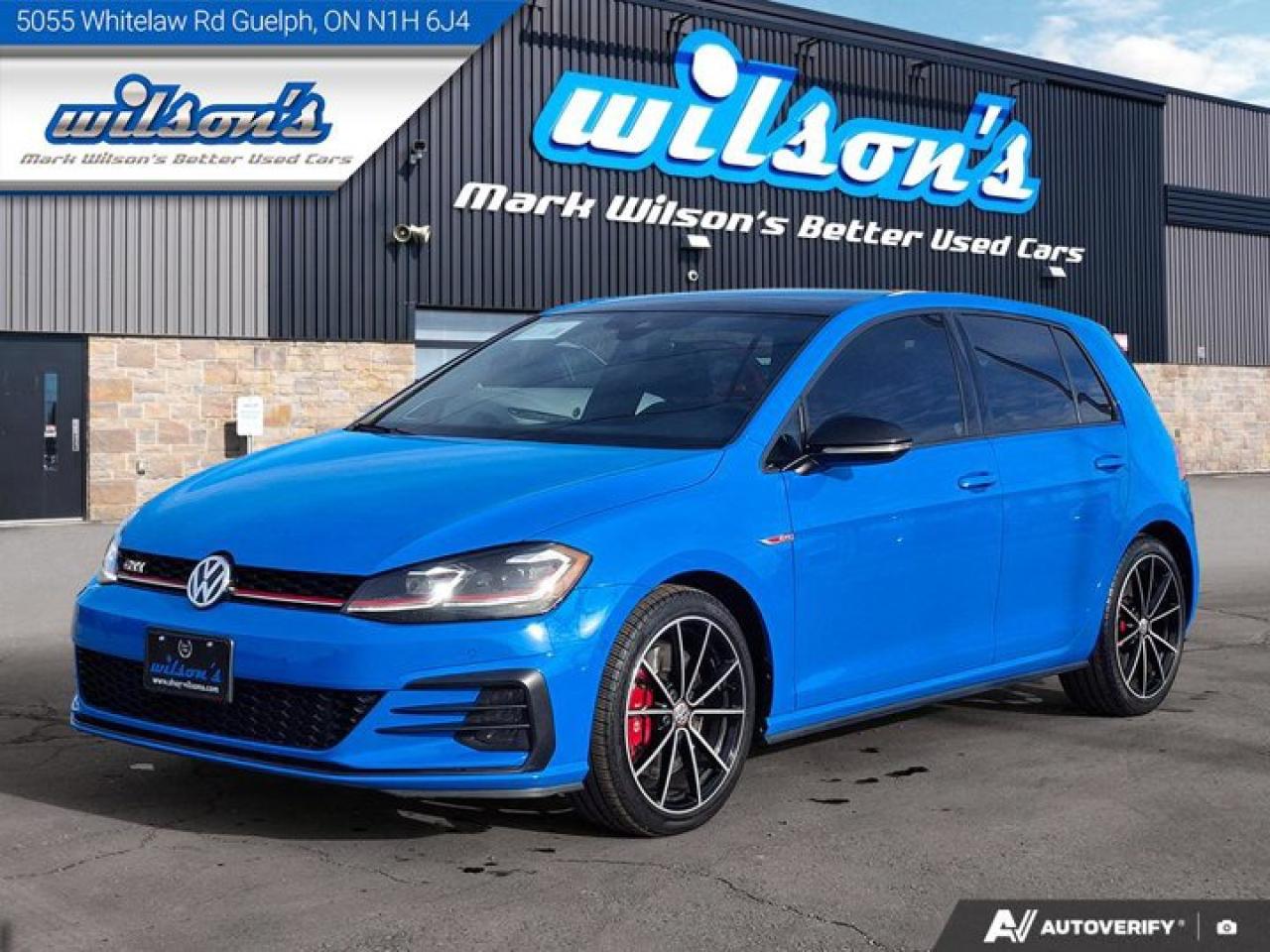 2021 Volkswagen Golf GTI AutobahnLeather | Sunroof | Nav | Heated Seats | Rear Camera | Power Seat | and More ! Photo0