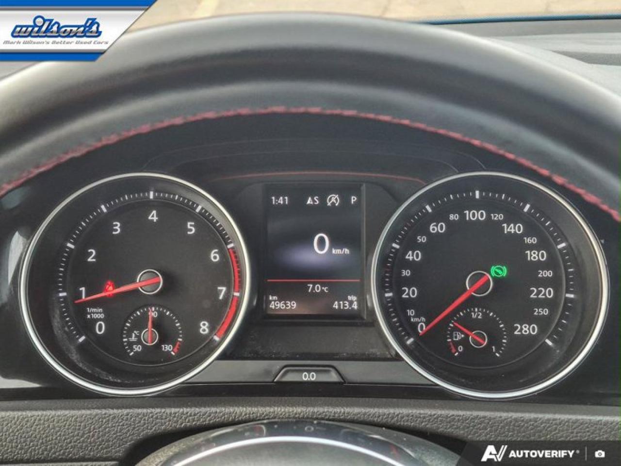 2021 Volkswagen Golf GTI AutobahnLeather | Sunroof | Nav | Heated Seats | Rear Camera | Power Seat | and More ! Photo