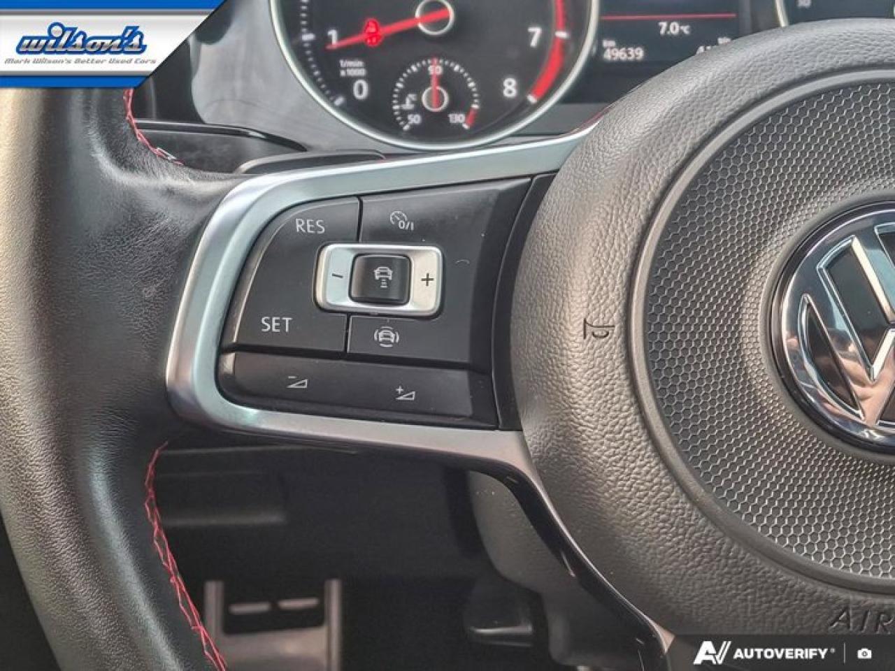 2021 Volkswagen Golf GTI AutobahnLeather | Sunroof | Nav | Heated Seats | Rear Camera | Power Seat | and More ! Photo