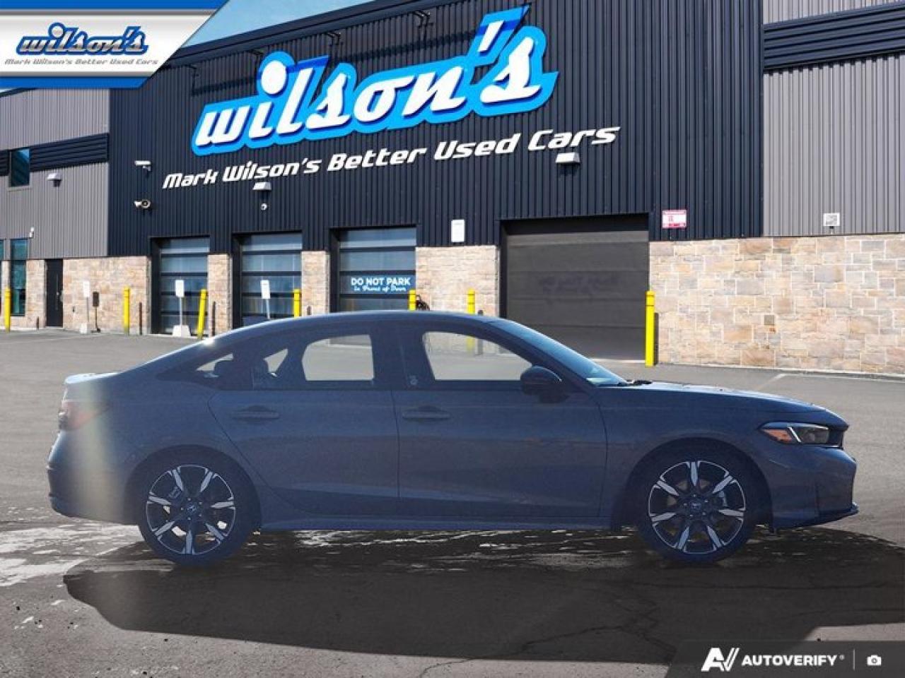 2025 Honda Civic Hybrid Sport Touring | Sunroof | Remote Start | Heated Seats + Steering | Carplay + Android Auto and More ! Photo