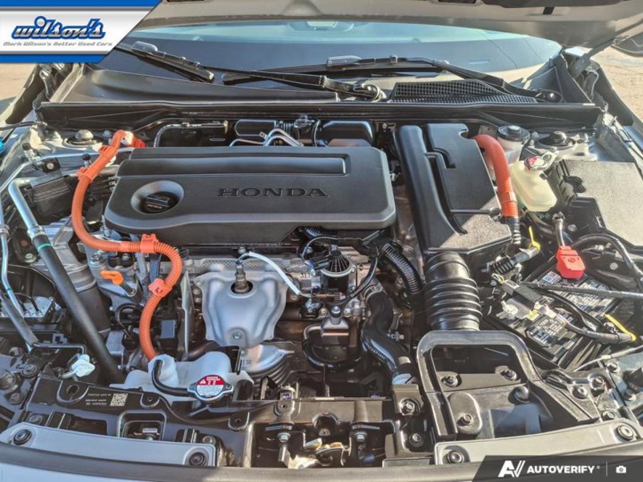 2025 Honda Civic Hybrid Sport Touring | Sunroof | Remote Start | Heated Seats + Steering | Carplay + Android Auto and More ! Photo