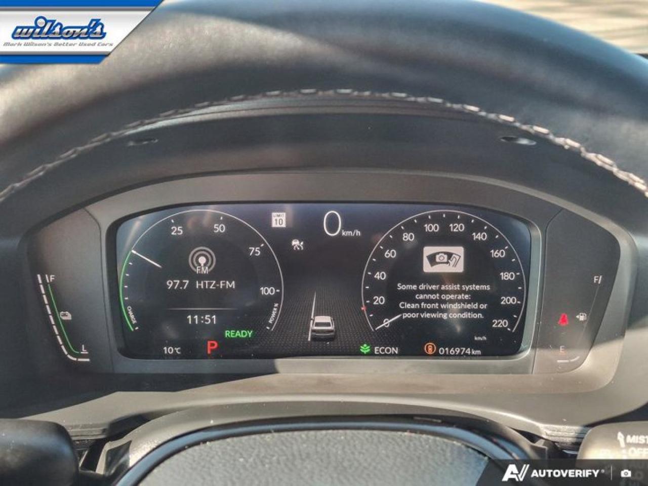 2025 Honda Civic Hybrid Sport Touring | Sunroof | Remote Start | Heated Seats + Steering | Carplay + Android Auto and More ! Photo