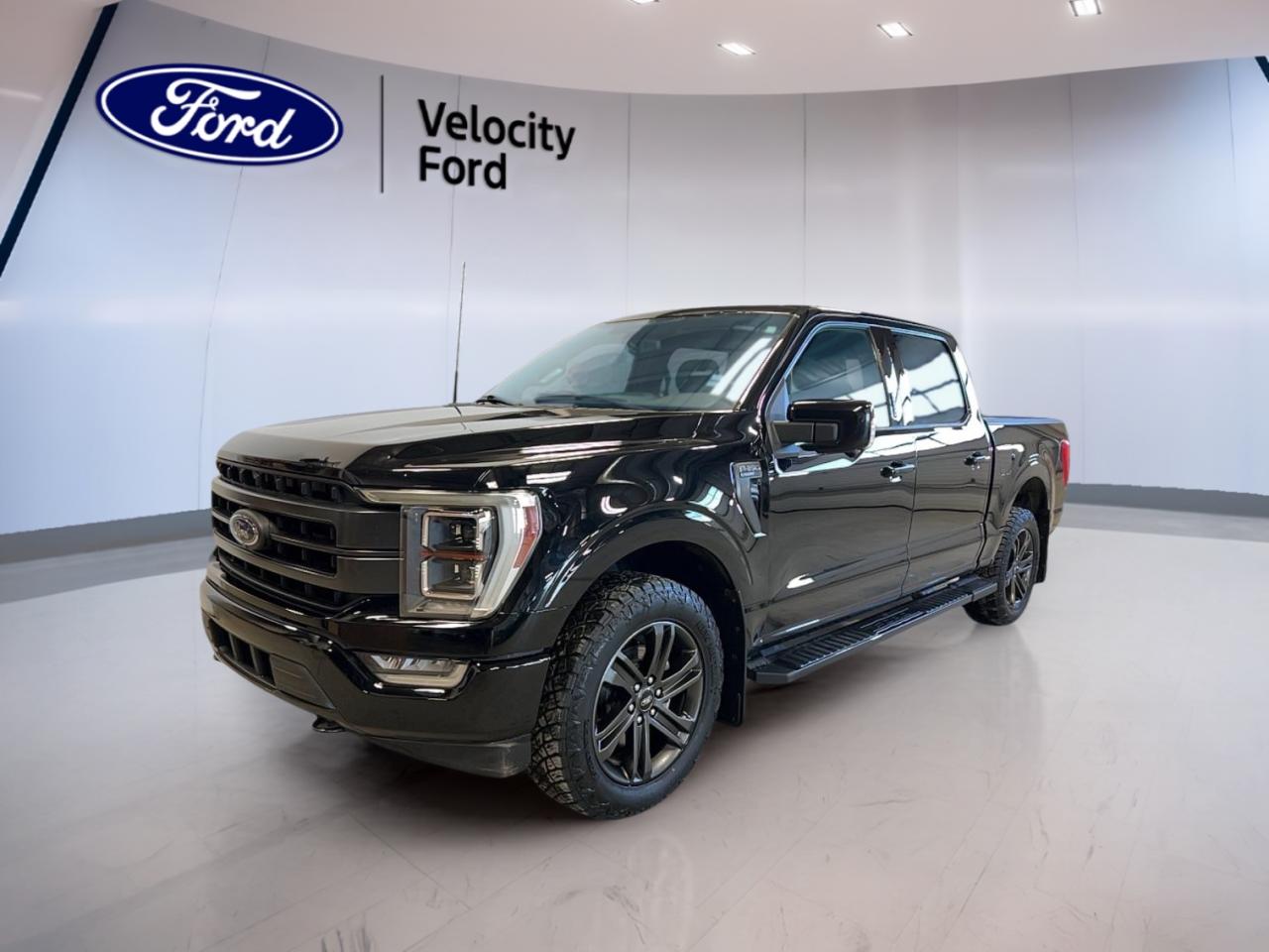 Experience the power and versatility of the 2021 Ford F-150 LARIAT SuperCrew, now available at Velocity Ford in Moose Jaw. With a bold black exterior and matching black interior, this four-door truck is engineered for both work and comfort. Featuring a robust 3.5-litre gas engine and automatic transmission, it delivers a seamless and capable drive. With 120,922 km on the odometer, this used F-150 LARIAT SuperCrew is ready for your next adventure or job site.

TRUCK FEATURES
»» Impressive 4,717 kg towing capacity for heavy loads
»» Spacious four-door SuperCrew configuration
»» Durable bed for hauling equipment or cargo
»» Rugged build designed for Canadian conditions

ADVANCED SAFETY FEATURES
»» Comprehensive airbag system for enhanced protection
»» Advanced anti-lock braking system for secure stops
»» Stability control for improved handling
»» Rearview camera for safer reversing

PERFORMANCE AND EFFICIENCY
»» 3.5-litre gas engine for powerful performance
»» Smooth-shifting automatic transmission
»» Efficient fuel management for long hauls
»» Responsive handling on varied terrains

COMFORT AND CONVENIENCE
»» Spacious cabin for up to five passengers
»» Four full-size doors for easy access
»» Climate control for year-round comfort
»» Ample legroom for driver and passengers

TECHNOLOGY AND CONNECTIVITY
»» User-friendly infotainment system
»» Bluetooth connectivity for hands-free calls
»» USB ports for device charging
»» Clear audio system for entertainment

CARGO SPACE
»» Large truck bed for versatile hauling needs
»» Multiple interior storage compartments
»» Foldable rear seats for expanded cargo area
»» Easy access to cargo with tailgate design

WHAT OTHER OWNERS LIKE
»» Powerful towing and payload capabilities
»» Comfortable and roomy interior
»» Reliable performance in all seasons
»» Intuitive technology features

This 2021 Ford F-150 LARIAT SuperCrews VIN is: 1FTFW1E86MFB57760.