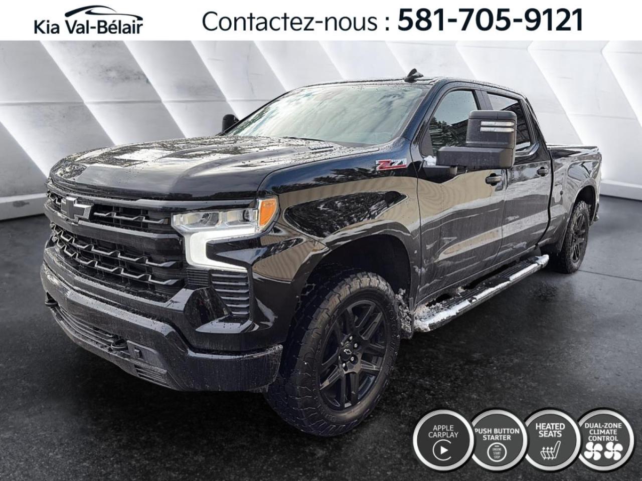 Used 2024 Chevrolet Silverado 1500 RST *BI-ZONE *CAMERA *SIEGES CHAUFF *CARPLAY *DIESEL for sale in Québec, QC