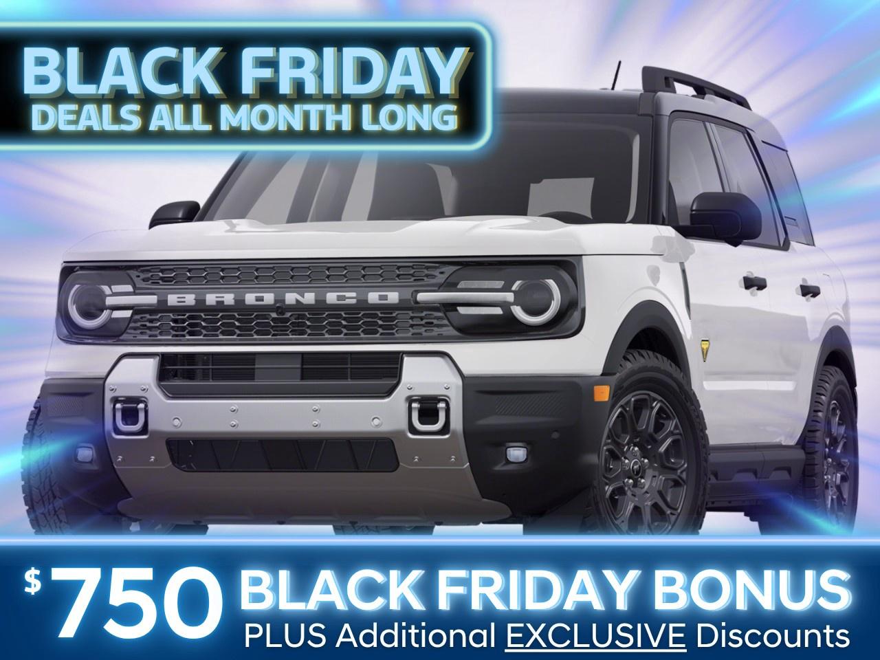 New 2025 Ford Bronco Sport Badlands 4x4 for sale in Midland, ON