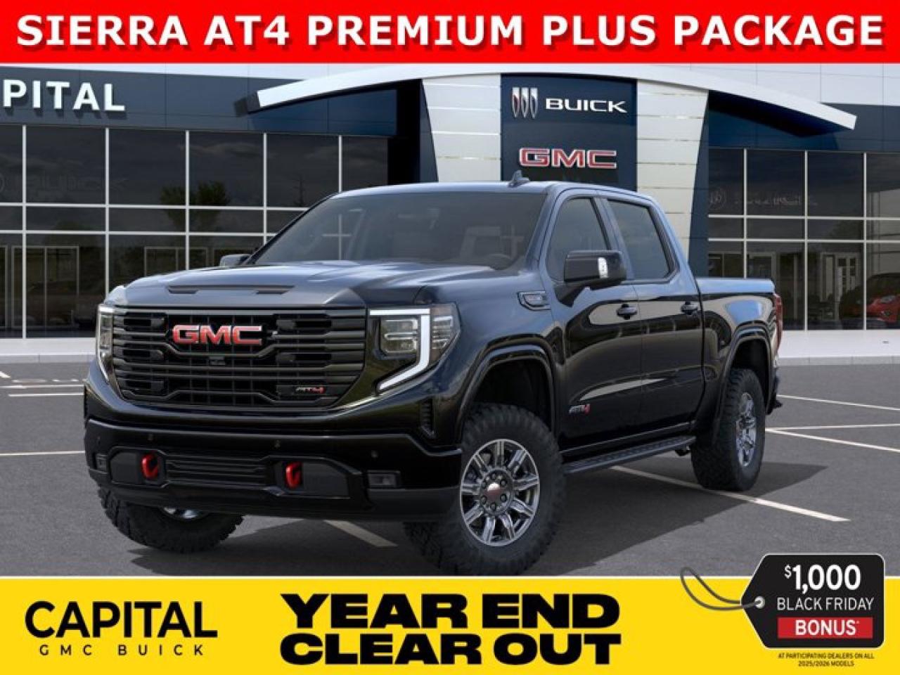 New 2026 GMC Sierra 1500 Crew Cab AT4 for sale in Edmonton, AB