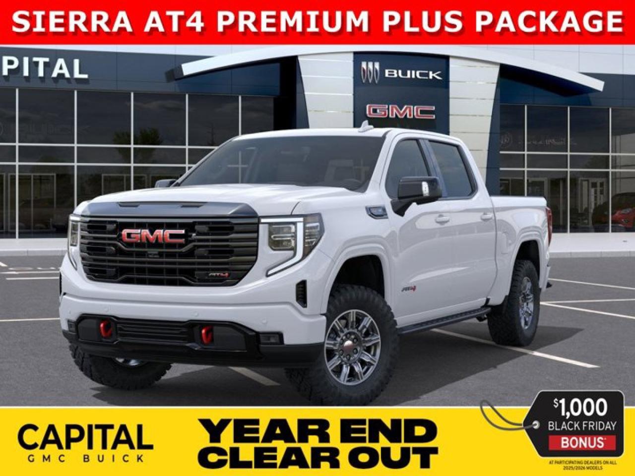 New 2026 GMC Sierra 1500 Crew Cab AT4 for sale in Edmonton, AB