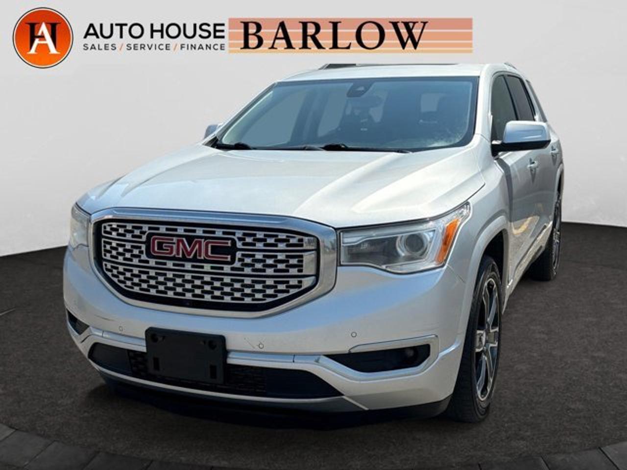 2018 GMC ACADIA DENALI WITH AWD AND 214237 KMS. WITH LUXURY, LANE ASSIST, NAVIGATION, BACKUP CAMERA/FRONT, PANORAMIC ROOF, 7 SEATER, HEATED STEERING WHEEL, PUSH BUTTON START, BLUETOOTH, THIRD ROW SEAT, BLIND SPOT DETECTION, REMOTE START, POWER FOLDING MIRROR, REMOTE START, AUTO STOP/START, HEATED SEATS FRONT, LEATHER SEATS, POWER WINDOWS LOCK SEATS, VENTILATED SEATS, HEATED MIRRORS, DRIVE MODES AND MUCH MORE!.ALL CREDIT ACCEPTED!One month at a job? Bankruptcy? New to Canada? Collections? Student or work visas? Previous repossessions? Good or bad credit? Weve got you covered! Get pre-approved today at www.autoshouse.com!What We Offer:*Low Bi-Weekly Payments*Instant Approvals*Credit Consolidation*Employment Insurance*Negative Equity CoverageOperating Hours:Mon-Thurs: 10 am -- 8 pmFri-Sat: 10 am -- 6 pmCall 403-263-4446! All vehicles come with a full mechanical fitness assessment.CARFAX IS AVAILABLE TO THE CONSUMER.Referral Program:Refer friends and family and earn $500 for each referral!AMVIC Licensed DealerAfter a credit check, we can determine payments, APR, terms, and interest rates based on your credit (O.A.C). Individual credit will affect bi-weekly payments and the total cost of credit . Newer Vehicles May Come With Apple Carplay, Android Auto. Similar to Chevrolet, GMC, Honda, Toyota, Cadillac, Nissan, Ford, Volvo 2007, 2008, 2009, 2010, 2011, 2012, 2013, 2014, 2015, 2016, 2017, 2018Location: 2404 23rd Ave. N.E. Calgary AB, T2E 8J4All photos are of the vehicle featured in the advertisement.