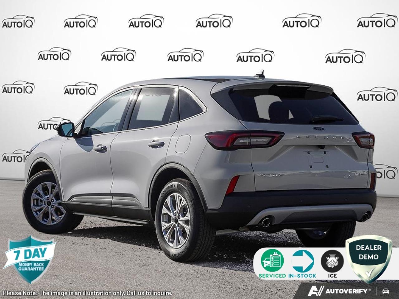 2025 Ford Escape Active Equipment Group 200A|COLD WEATHER PKG|EQUIP GROUP 200A|8-SPD SELECTSHIFT AUTO TRANS|FLR LINERS FR-RR W/0 CRPT MTS|1.5L ECO ENG|SPACE SLIVER METALLIC|EBONY UNIQUE CLOTH SEATS Photo