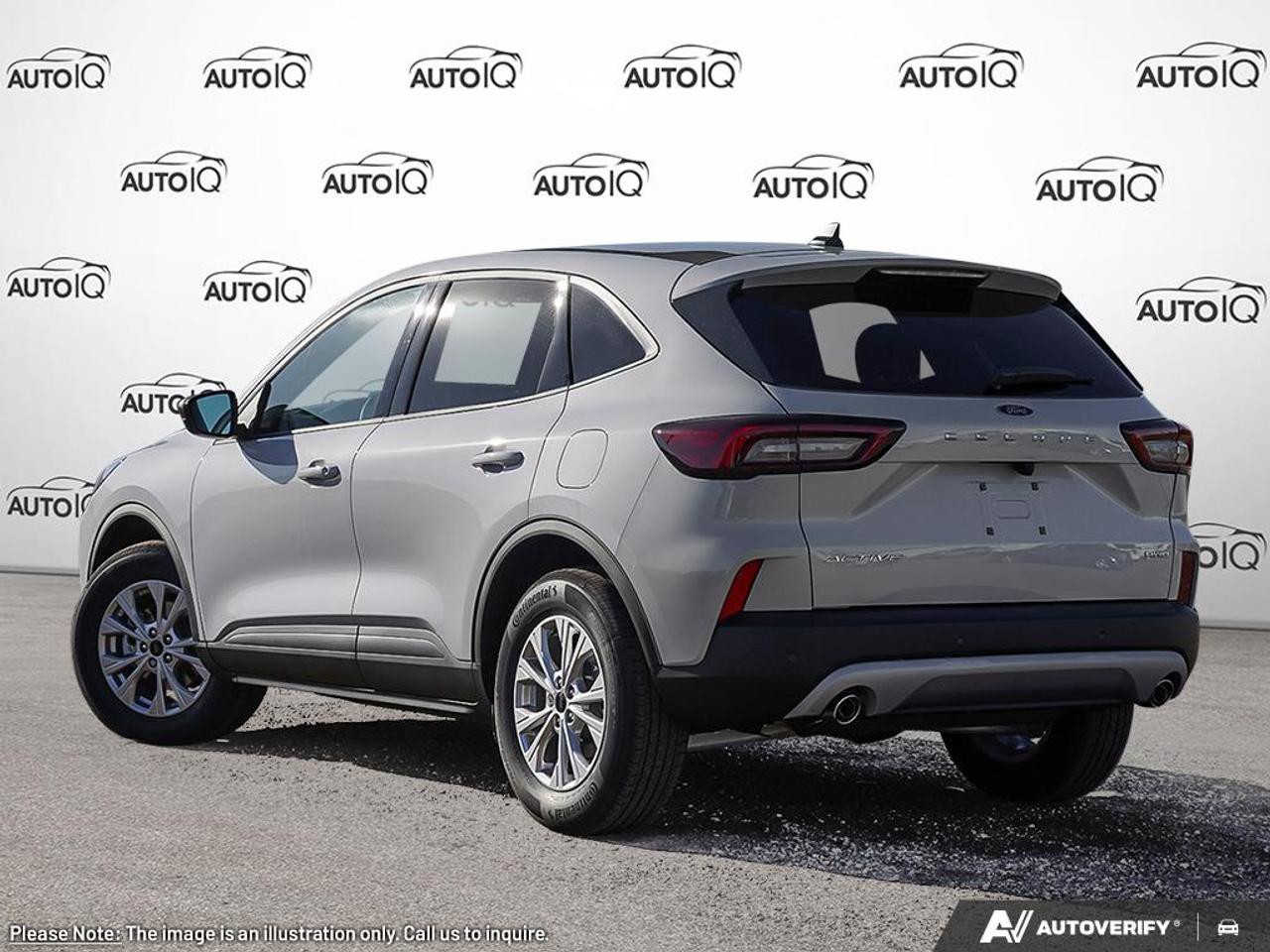 2025 Ford Escape Active Equipment Group 200A|COLD WEATHER PKG|EQUIP GROUP 200A|8-SPD SELECTSHIFT AUTO TRANS|FLR LINERS FR-RR W/0 CRPT MTS|1.5L ECO ENG|SPACE SLIVER METALLIC|EBONY UNIQUE CLOTH SEATS Photo3