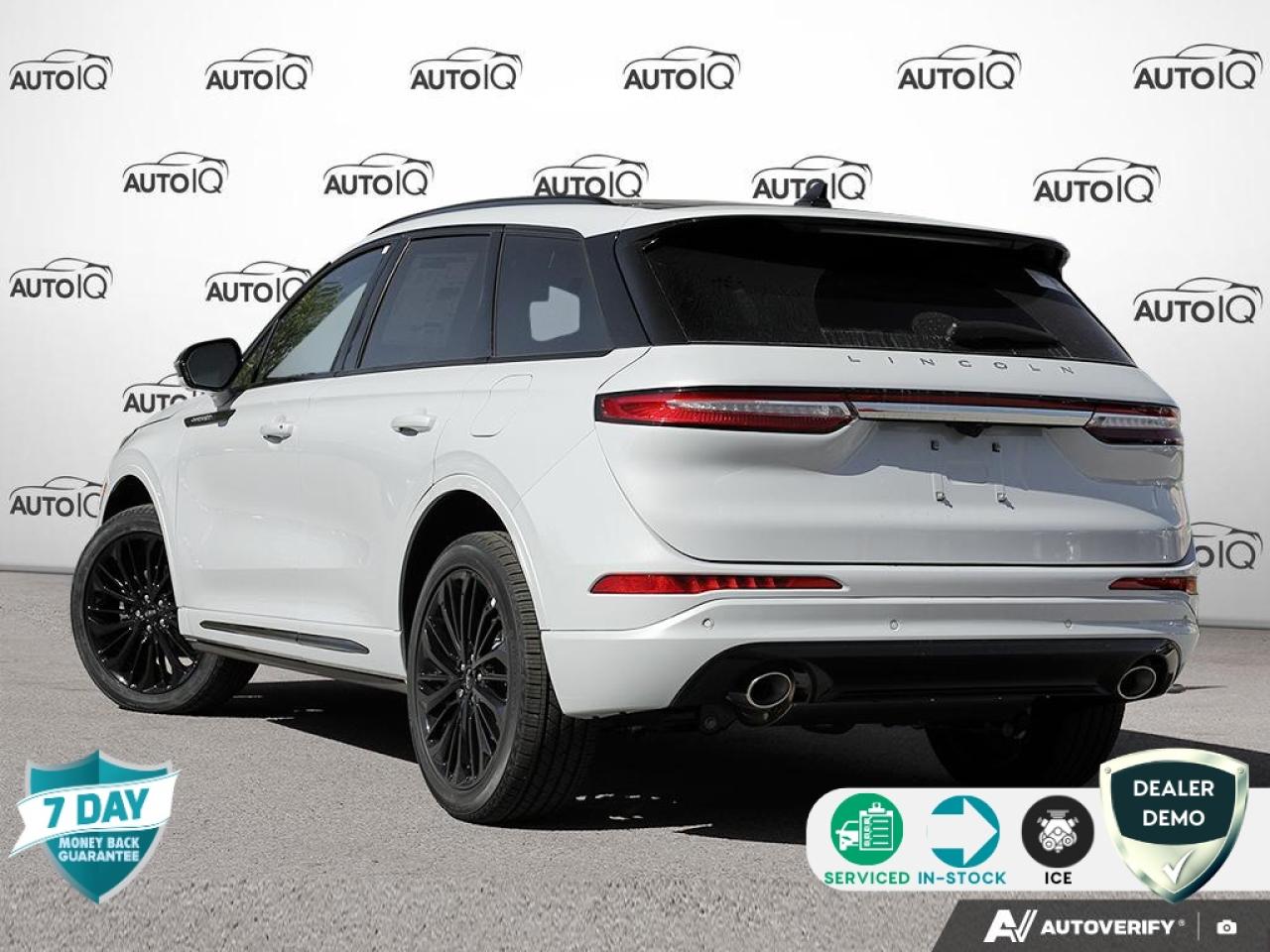 2025 Lincoln Corsair Premiere Equipment Group 101A|ALL-WTHR FLR LNRS W/MATS|PANORAMIC VISTA RF W/PWR SHADE|8-SPD AUTO|17 MINI SPARE WHEEL W/TIRE|JET APPEARANCE PKG|2.0L TURBOCHARGED ENG|CRYSTAL WHITE MET CC|EQUIP GROUP 101A|EBONY, Photo3