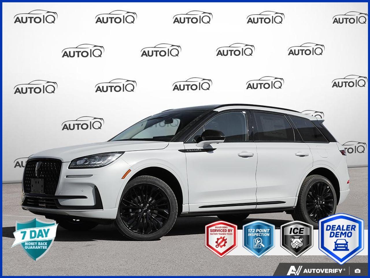 2025 Lincoln Corsair Premiere Equipment Group 101A|ALL-WTHR FLR LNRS W/MATS|PANORAMIC VISTA RF W/PWR SHADE|8-SPD AUTO|17 MINI SPARE WHEEL W/TIRE|JET APPEARANCE PKG|2.0L TURBOCHARGED ENG|CRYSTAL WHITE MET CC|EQUIP GROUP 101A|EBONY, Photo0