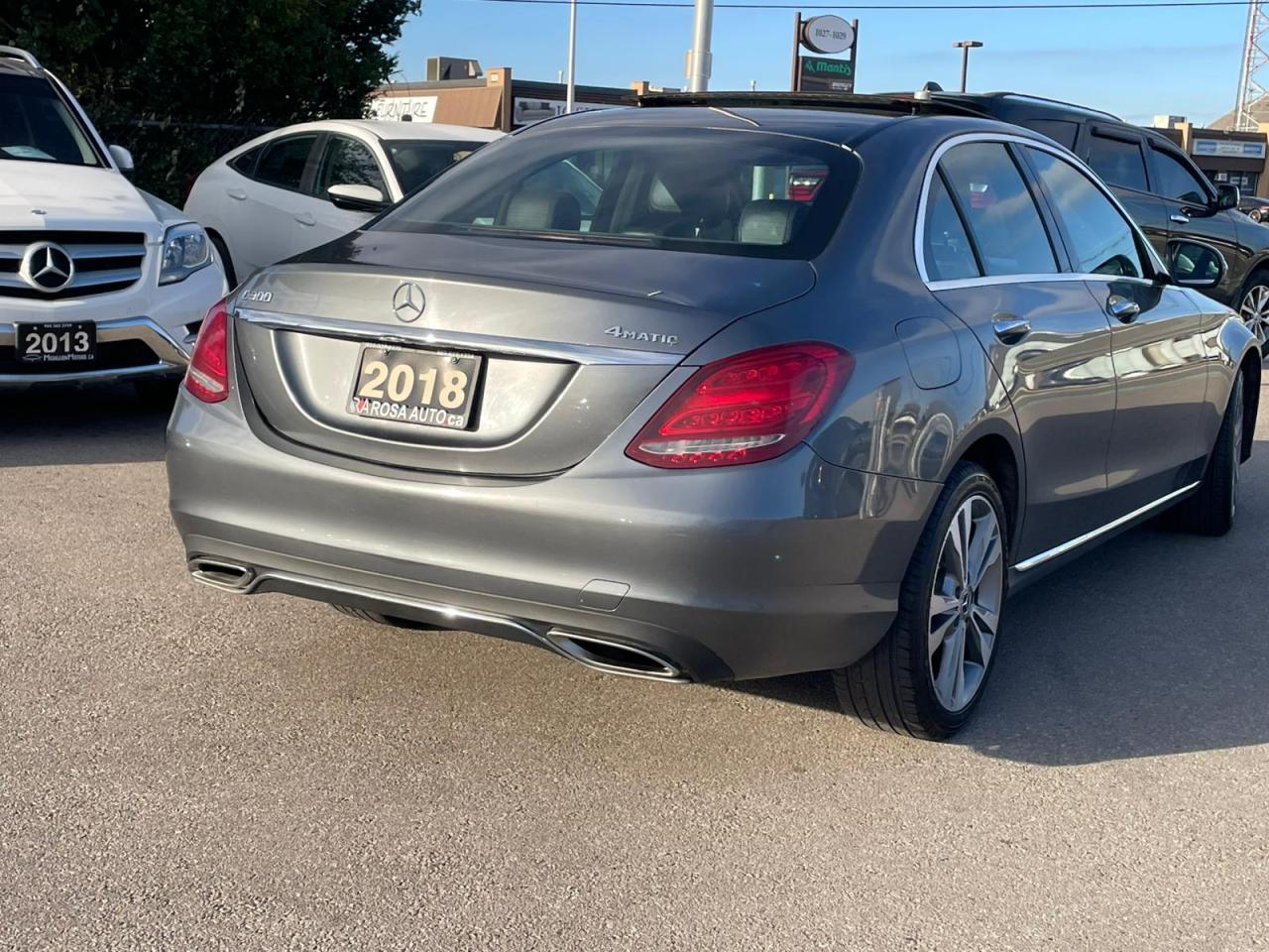 2018 Mercedes-Benz C-Class 4MATIC NO ACCIDENT CERTIFED NAVI BLIND SPOT PANOR - Photo #6