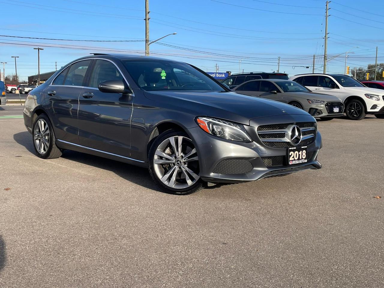 2018 Mercedes-Benz C-Class 4MATIC NO ACCIDENT CERTIFED NAVI BLIND SPOT PANOR - Photo #1
