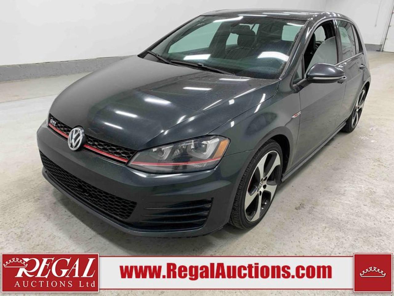 Used 2016 Volkswagen GTI  for sale in Calgary, AB