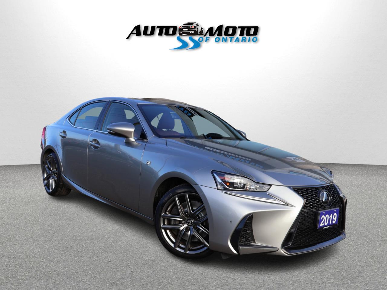 Used 2019 Lexus IS 300 F-SPORT AWD CERTIFIED CAMERA NAV BLUETOOTH LEATHER HEATED SEATS SUNROOF CRUISE ALLOYS for sale in Burlington, ON