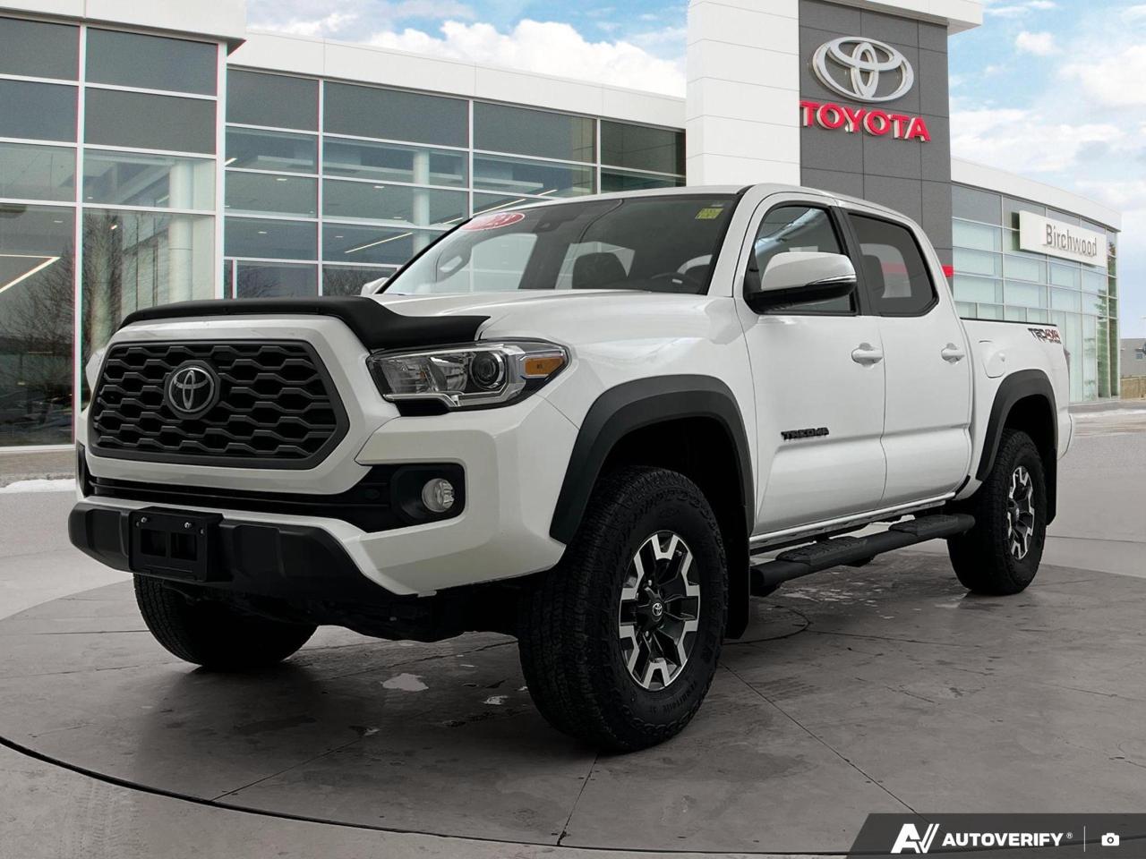 Low Kilometers!
Good Condition!
Discover the ultimate off-road companion with this 2023 Toyota Tacoma TRD Off Road. With just 32,270 km on the odometer, this truck is ready for your next adventure.

- 4x4 capability with part-time four-wheel drive system
- Powerful 3.5L V6 engine paired with automatic transmission
- TRD Off Road package for enhanced performance
- Advanced safety features including Lane Departure Alert and Collision Mitigation
- Premium Audio system with 8 touchscreen and smartphone integration
- Dual-zone automatic climate control for optimal comfort
- Adaptive cruise control for stress-free highway driving

Experience the perfect blend of ruggedness and refinement. Visit Birchwood Toyota today to test drive this exceptional Tacoma. Our team is ready to answer your questions and help you start your purchase journey. Dont miss out on this opportunity to own a barely-broken-in off-road powerhouse!
Experience is Everything at Birchwood Toyota! Our mission is to provide the most transparent and efficient sales process for our customers. We strive to provide the best service possible, whether you visit us in person, shop our website, or take advantage of our buy from home program.
 
The Birchwood Toyota Trade-in Guarantee - We buy your vehicle even if you dont buy ours!
 

100% guaranteed approval for every qualifying year, make and model. Only the Best Rates and Terms available.
 
This vehicle qualifies for Birchwood Toyota Shield, which includes:
 
Guardian Protection:
- Cosmetic Wheel Protection
- Paintless Dent Repair
- Key/Remote Replacement
 
Dealer Permit #0025
Dealer permit #0025