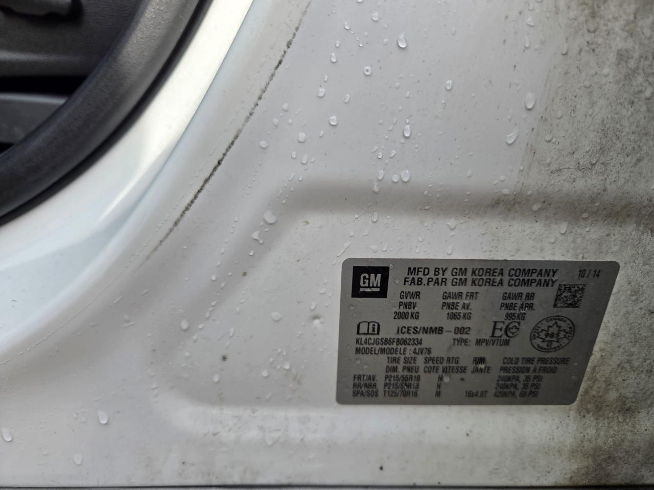 2015 Buick Encore Leather, AWD, WELL MAINTAINED, CERTIFIED - Photo #16