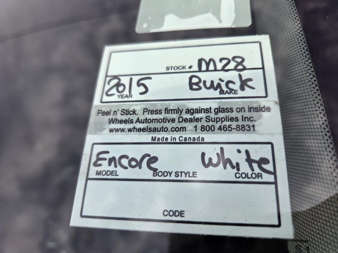 2015 Buick Encore Leather, AWD, WELL MAINTAINED, CERTIFIED - Photo #17