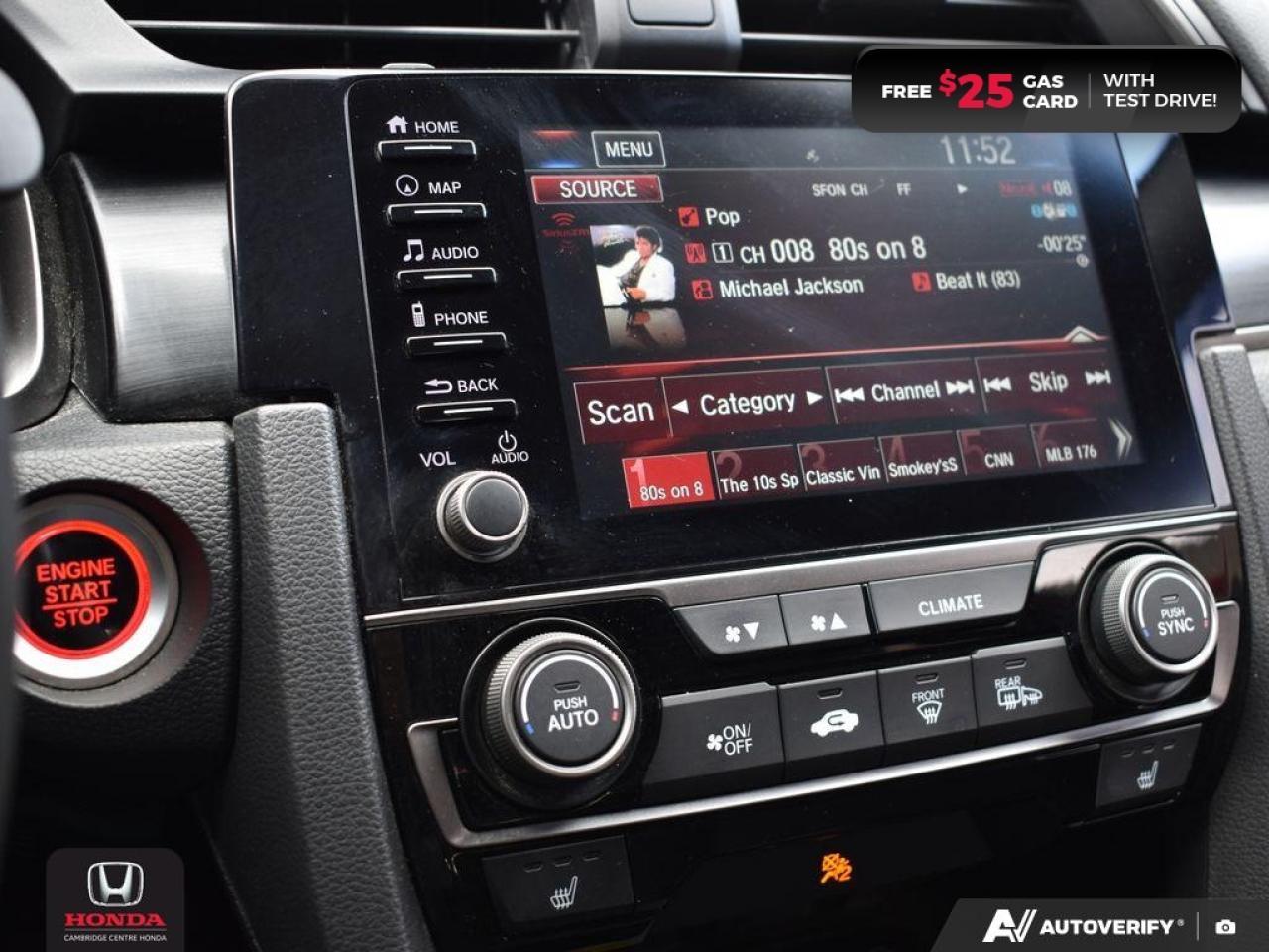 2020 Honda Civic Sport Touring HONDA SENSING TECHNOLOGIES | REARVIEW CAMERA | APPLE CARPLAY™/ANDROID AUTO™ Photo