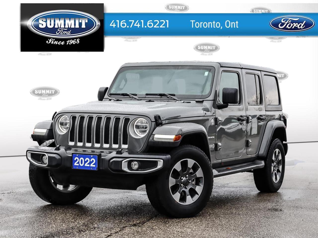 Used 2022 Jeep Wrangler Unlimited Sahara 2 Tops | Navigation | Leather | Garage Door opener | for sale in Etobicoke, ON