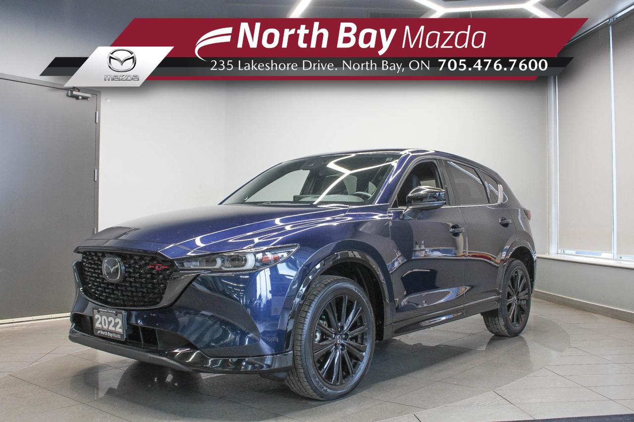 Used 2022 Mazda CX-5 Sport Design w/Turbo HEADS UP DISPLAY - TURBO ENGINE - HEATED/VENTILATED LEATHER SEATS for sale in North Bay, ON