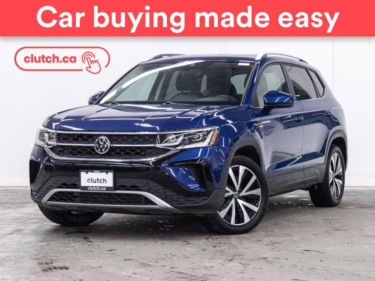 Used 2022 Volkswagen Taos Highline AWD w/ Advanced Driver Assistance Systems Pkg w/ Apple CarPlay & Android Auto, Heated Front Seats, Rearview Camera for sale in Toronto, ON