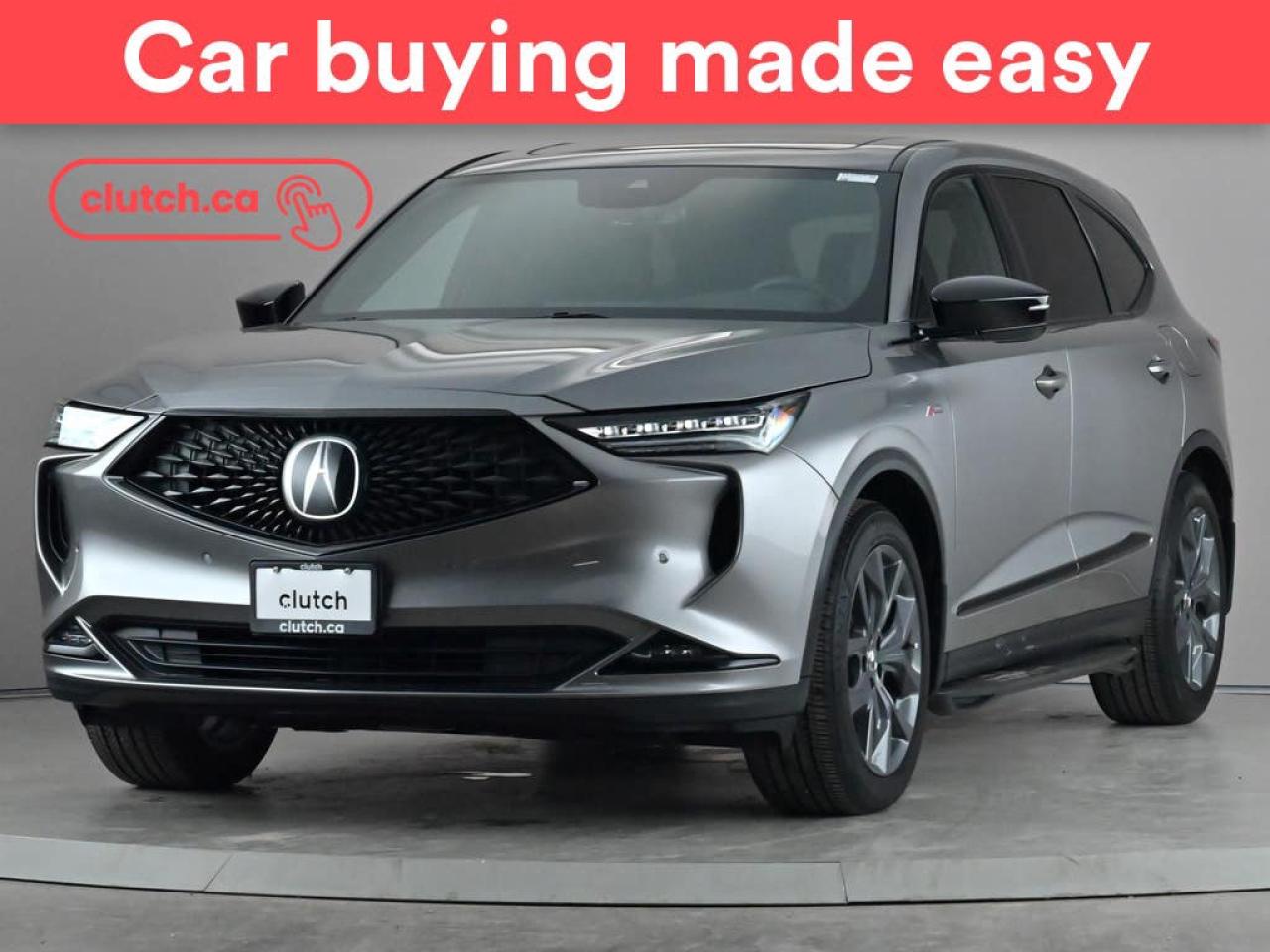 Used 2023 Acura MDX SH-AWD w/ A-Spec Pkg. w/ Apple CarPlay, Heated Front Seats, Rearview Cam for sale in Toronto, ON
