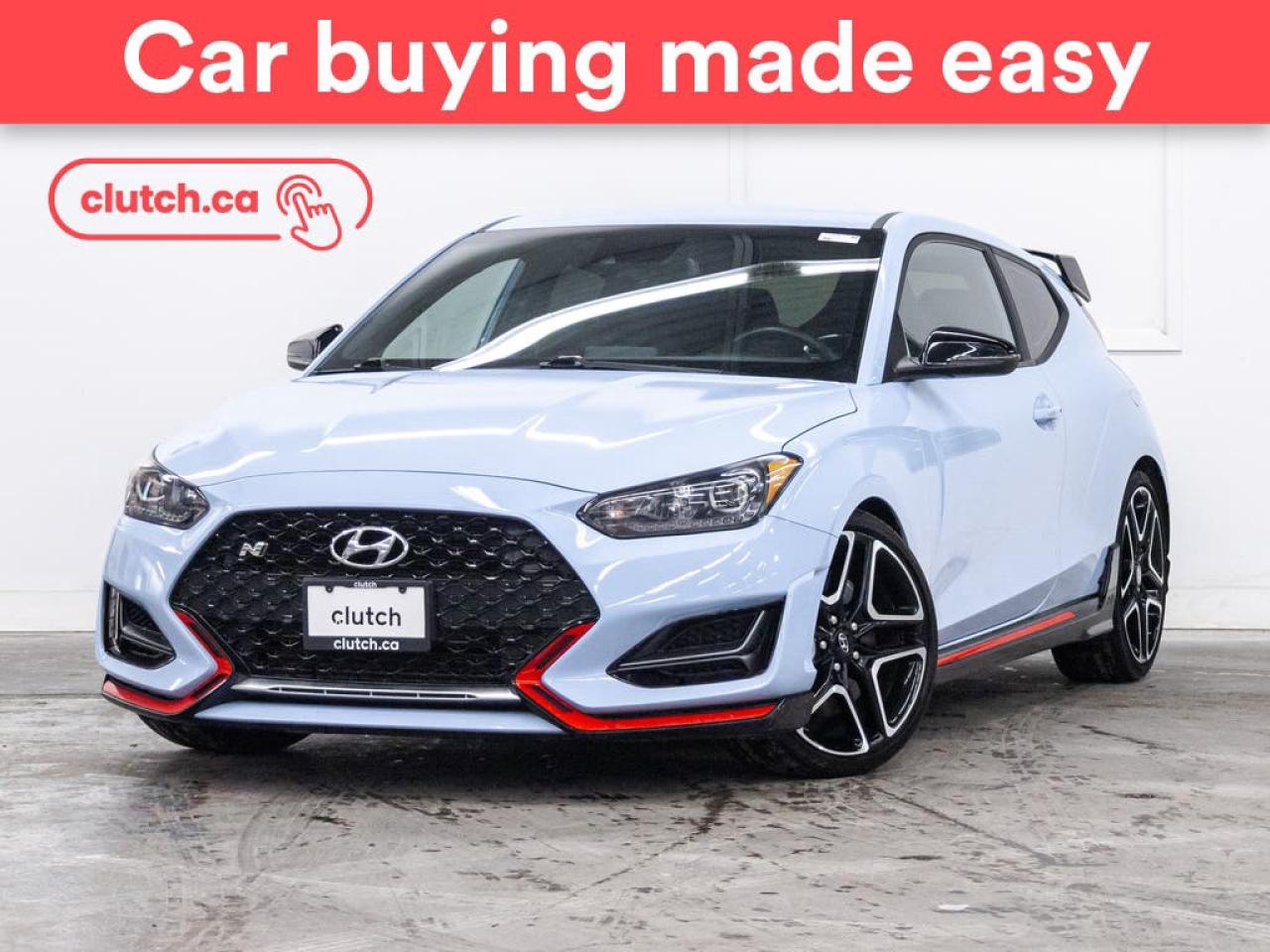 Used 2022 Hyundai Veloster N DCT w/Apple CarPlay & Android Auto, Heated Front Seats, Backup Cam for sale in Toronto, ON