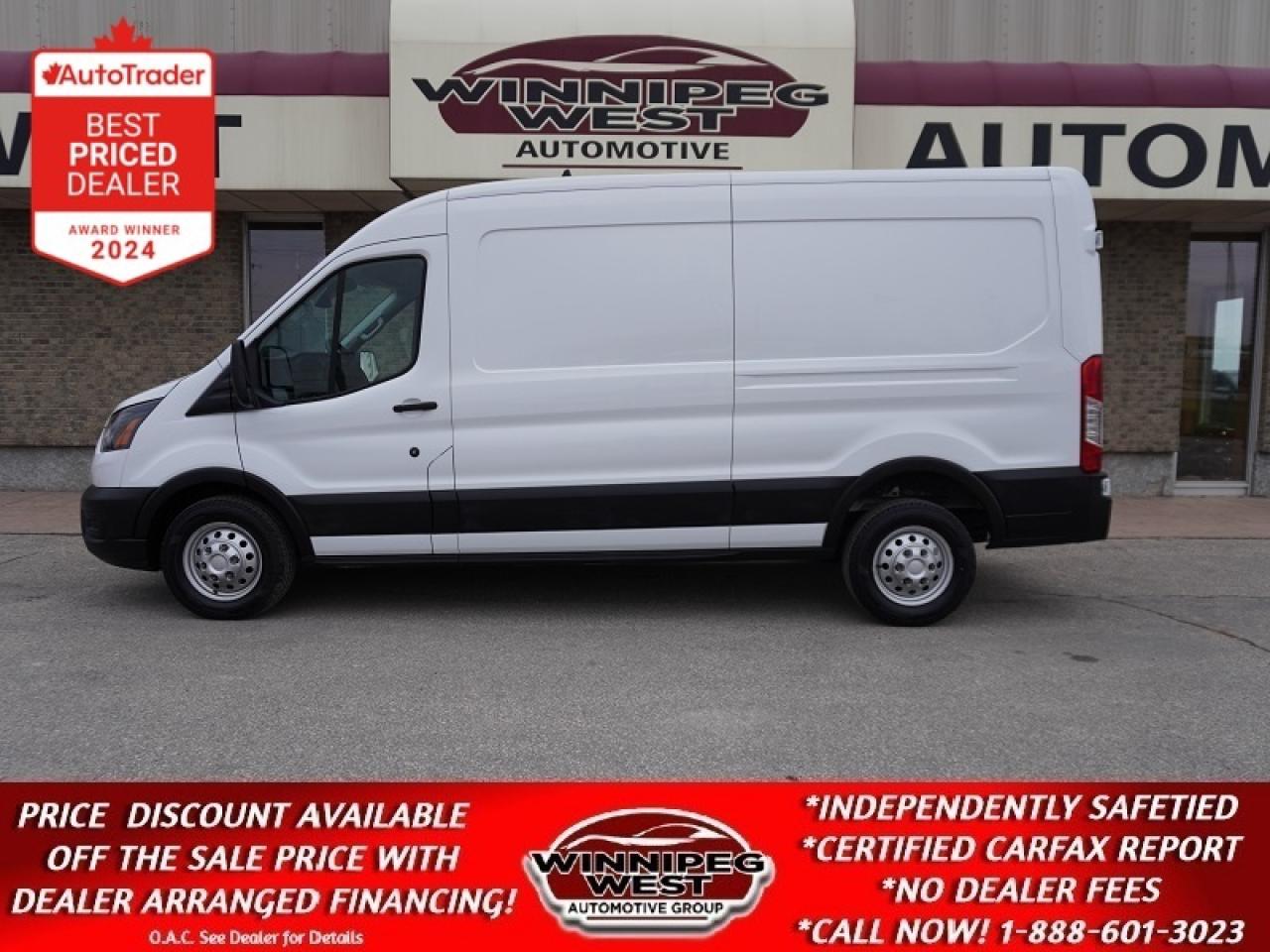 Used 2023 Ford Transit Cargo Van T-250 MID-ROOF 9070 GVWR AWD CARGO VAN!! for sale in Headingley, MB
