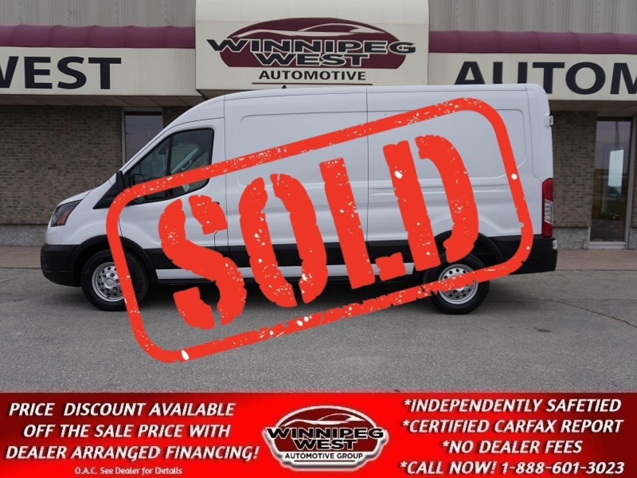 Used 2023 Ford Transit Cargo Van T-250 MID-ROOF 9070 GVWR AWD CARGO VAN!! for sale in Headingley, MB