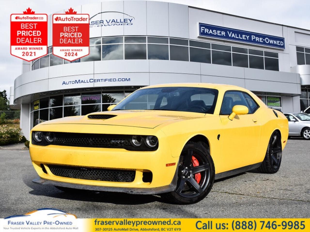 Used 2017 Dodge Challenger SRT Hellcat  6.2L V8 Supercharged  707HP for sale in Abbotsford, BC