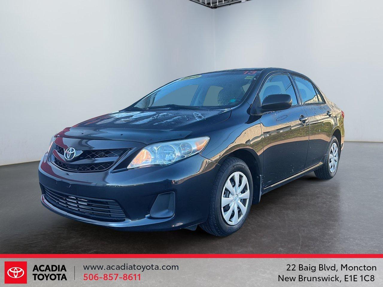 Used 2013 Toyota Corolla  for sale in Moncton, NB