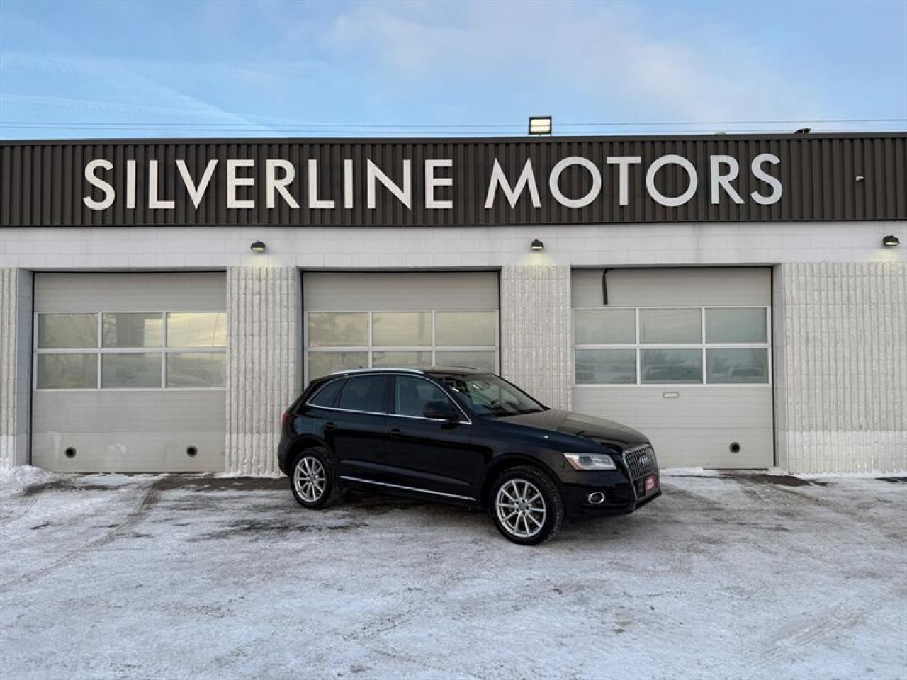 ***WHY BUY FROM SILVERLINE?***

*FINANCING AVAILABLE*

*CLEAN TITLE ONLY*

*TRADE-INS WELCOME*

*7 DAY INSURANCE*

*3 MONTH WARRANTY/5000KM LIMITED POWERTRAIN WARRANTY*

*MB SAFETY*

*NATIONWIDE DELIVERY AVAILABLE*

*D#4140* ****

****WORLD FAMOUS QUATTRO AWD AUDI SYSTEM IS HERE! THIS AUDI Q5 FEATURES 4 CYL ENGINE, AWD, AUTOMATIC, BLACK ON BLACK, HEATED LEATHER SEATS, BLUETOOTH, NAVIGATION, BACK-UP CAMERA, SUNROOF, ABS, CRUISE, TRACTION, CLIMATE CONTROL, POWER WINDOWS AND LOCKS, POWER MIRRORS, AM FM CD, TINTED GLASS, 19 WHEELS WRAPPED IN NEW TIRES, FRESH OIL CHANGE, SERVICED AND WILL BE SOLD WITH 2 KEYS, WARRANTY AND MB SAFETY!



*****VALUE PRICED AT $13,991+TAX, WARRANTY INCLUDED******

*****VIEW AT SILVERLINE MOTORS, 1601 NIAKWA RD EAST******

*****CALL/TEXT 204-509-0008*****