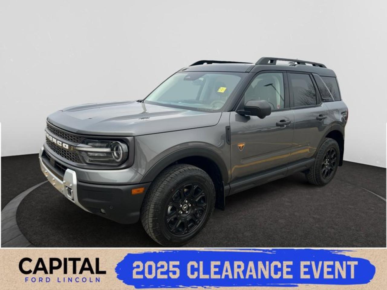 New 2025 Ford Bronco Sport BADLANDS for sale in Regina, SK