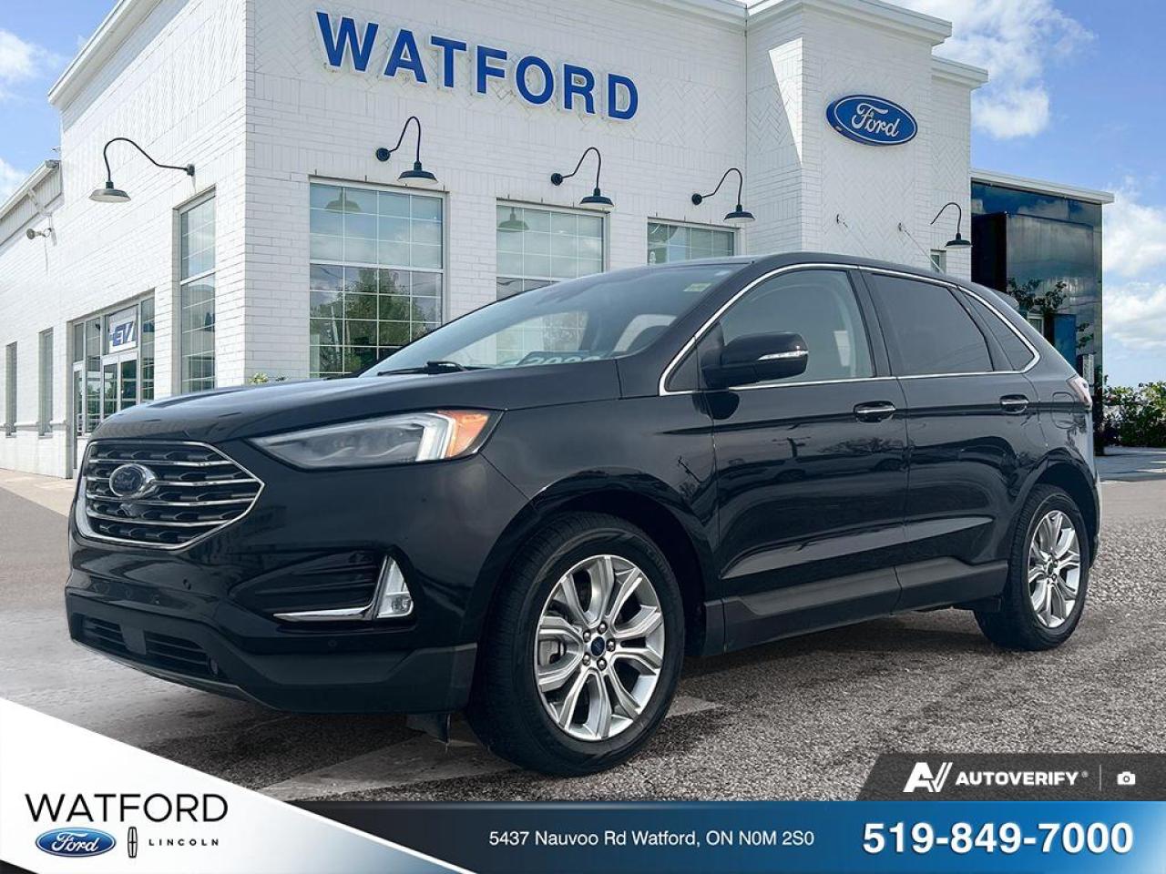 Used 2022 Ford Edge Titanium AWD for sale in Watford, ON