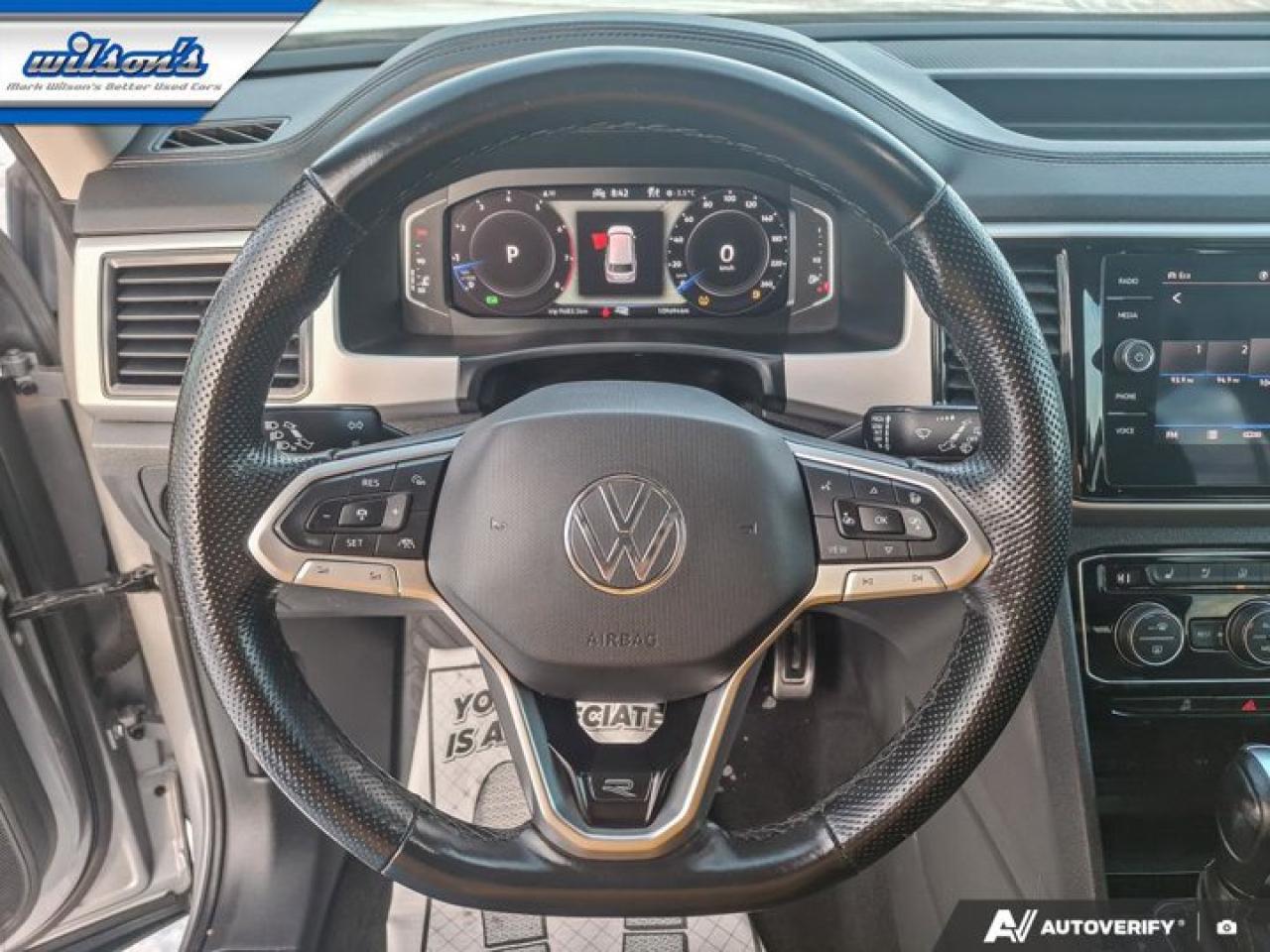 2023 Volkswagen Atlas Highline R-Line AWD | V6 | Leather | Nav | Pano Roof | Cooled + Heated Seats | and More ! Photo