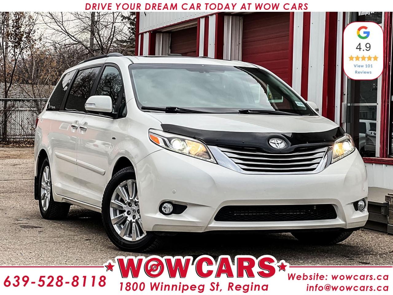 Used 2017 Toyota Sienna Limited AWD for sale in Regina, SK