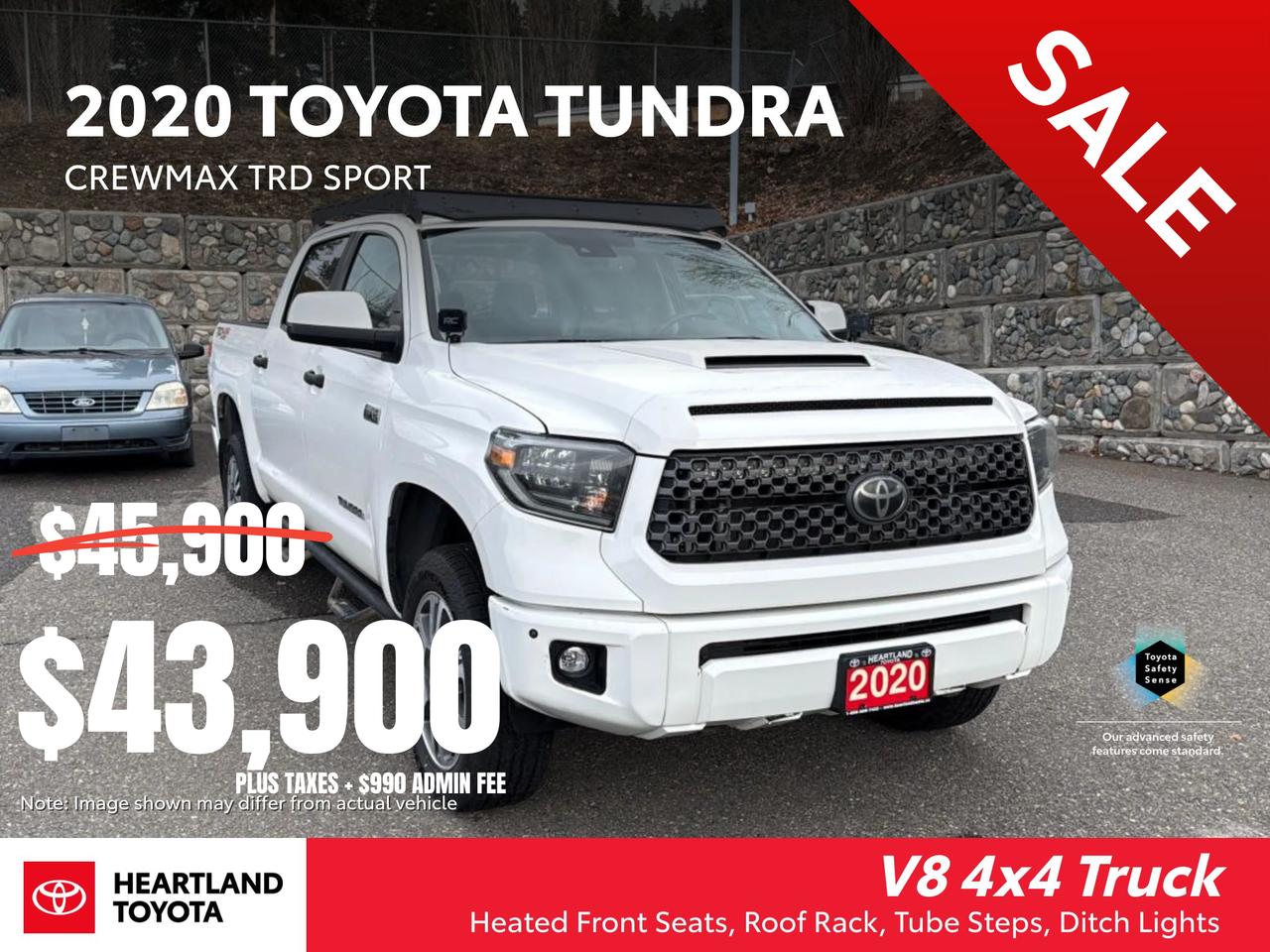 2020 Toyota Tundra 4X4 Crewmax SR5 5.7L TRD Sport Premium Photo0