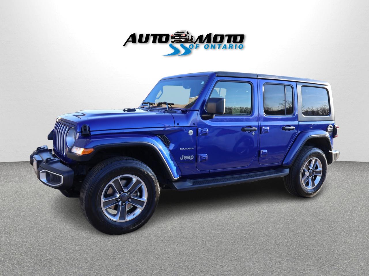 2018 Jeep Wrangler JK UNLIMITED SAHARA 4WD CERTIFIED *1 OWNER*ACCIDENT FREE*DODGE MAINTAIN* CAMERA NAV BLUETOOTH HEATED SEATS/STEERING CRUISE ALLOYS Photo