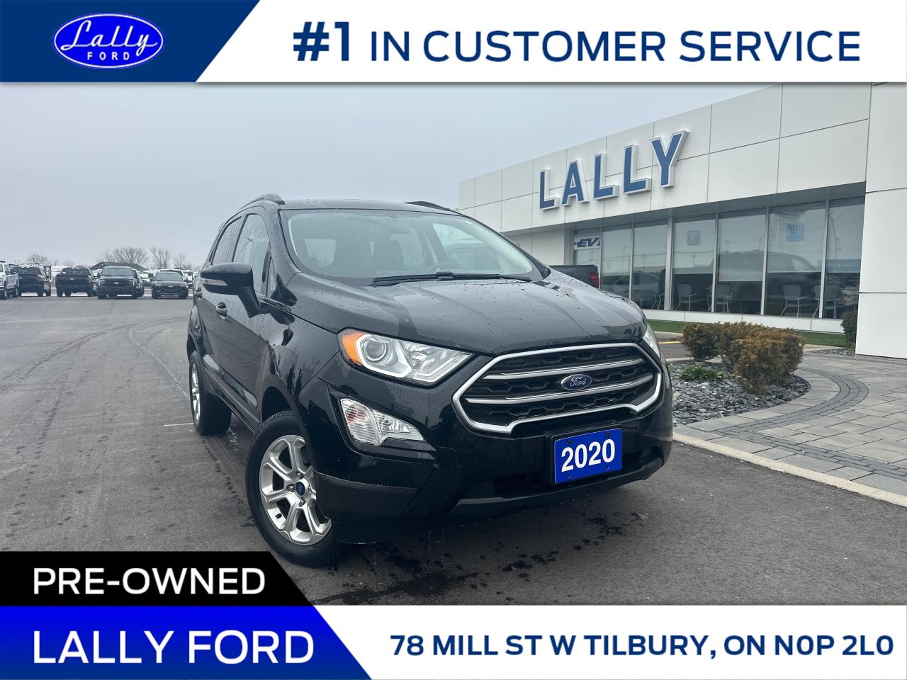 Used 2020 Ford EcoSport SE Navigation, Moonroof, One Owner! for sale in Tilbury, ON