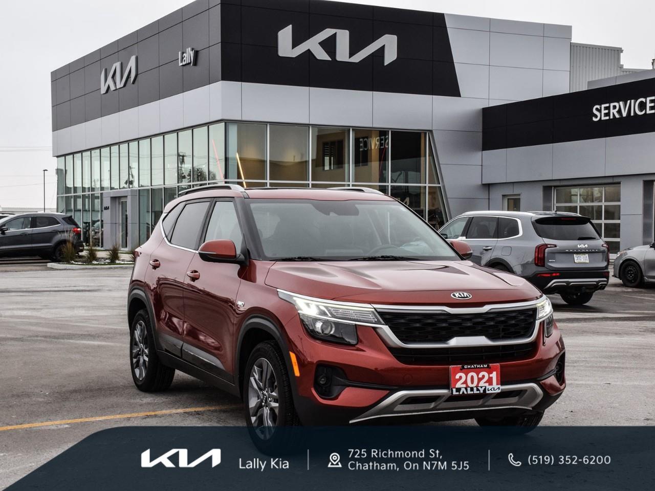 2021 Kia Seltos EX New Arrival | Clean CarFax | Local Trade | Leather | Roof Photo