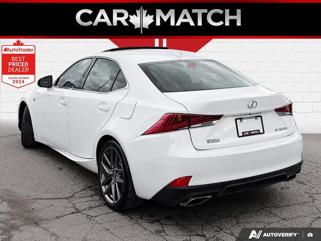 2017 Lexus IS IS200T / NO ACCIDENTS / RED LEATHER / ROOF / AUTO - Photo #4