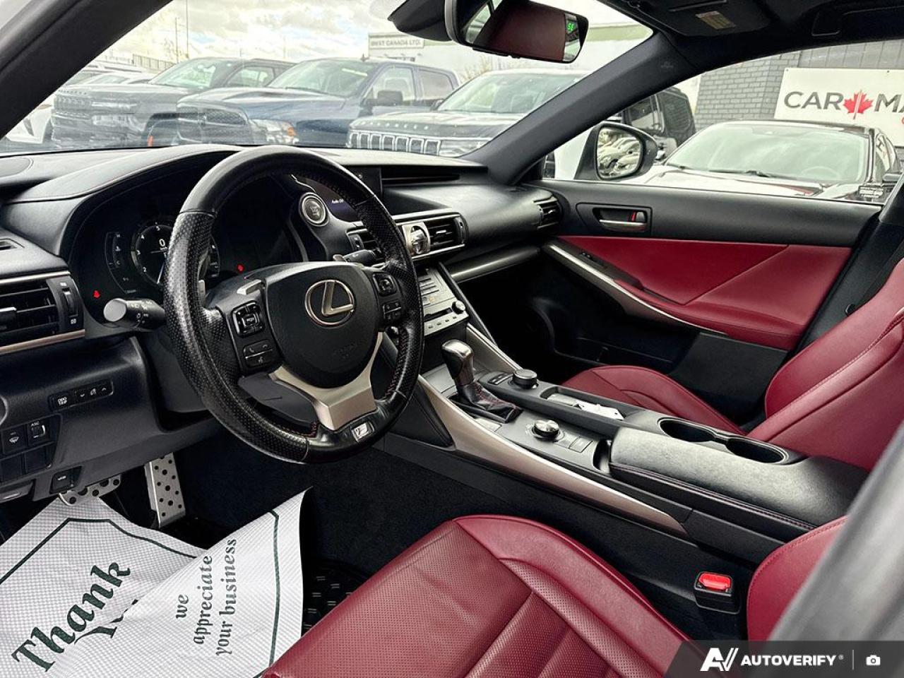 2017 Lexus IS IS200T / NO ACCIDENTS / RED LEATHER / ROOF / AUTO - Photo #9