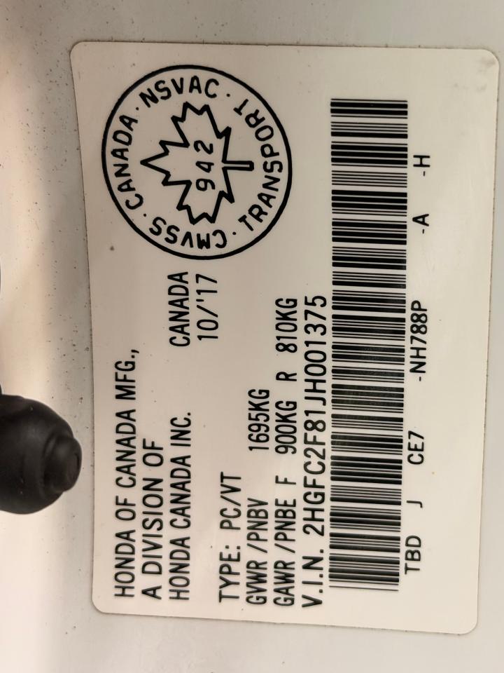 2018 Honda Civic EX+New Brakes+Roof+Adaptive Cruise+CLEAN CARFAX Photo97