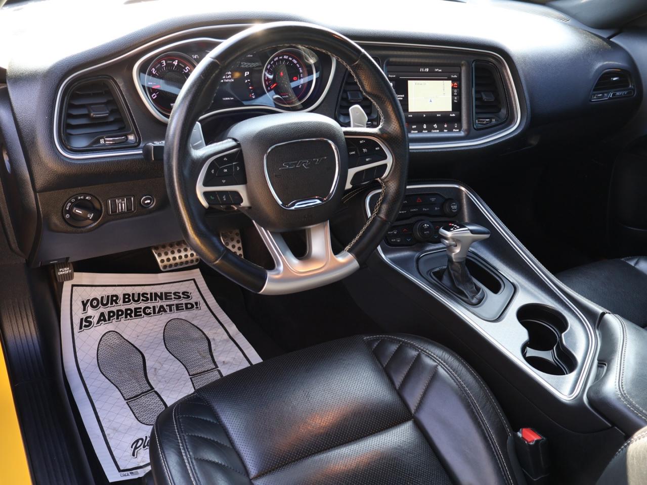 2018 Dodge Challenger SRT 392 CERTIFIED *ACCIDENT FREE*DODGE MAINTAIN* CAMERA NAV BLUETOOTH LEATHER COOL/HEA SEATS/STEEIRNG B.SPOT CRUISE ALLOYS - Photo #8